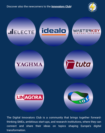 Logos of new members of the EU Digital SME Alliance, including Tuta
