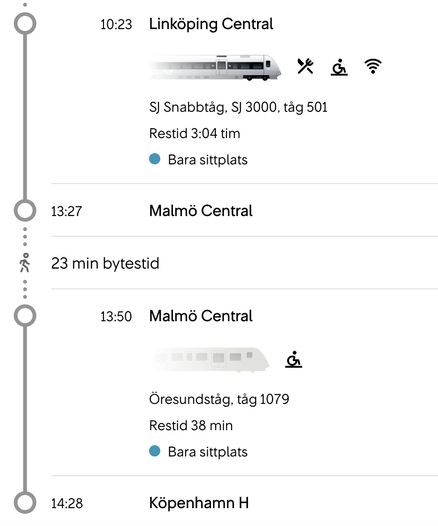 Second half of the wrong SJ plan